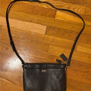 Coach Black Leather Crossbody Bag